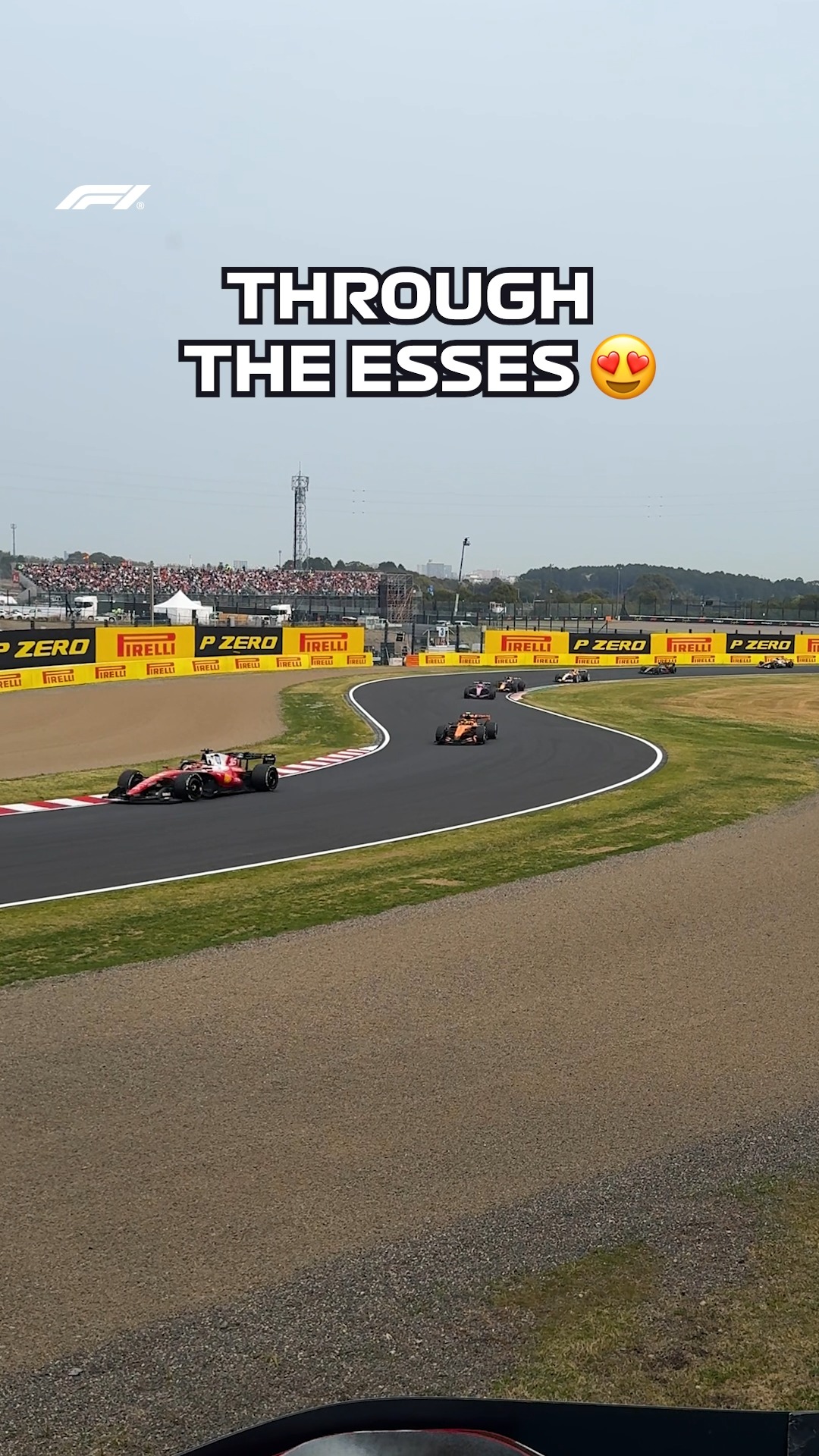 Front-row seats to Suzuka's legendary Esses 😮‍💨🍿 #F1 #JapaneseGP