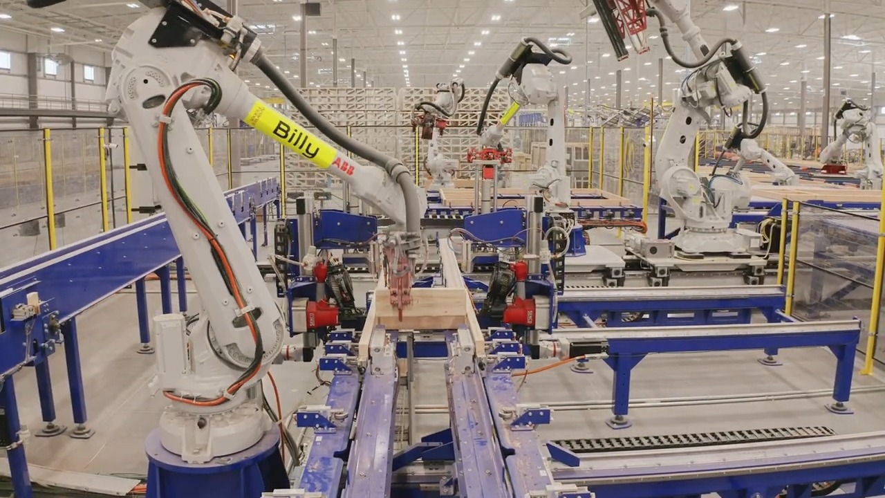 Automated Modular Wall Panel Production Line for Modular Construction ...