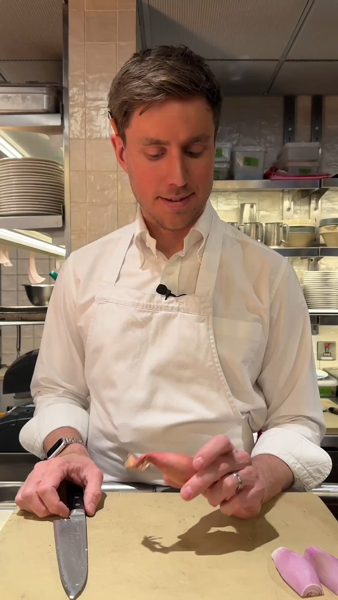 CHEF TIP - How to peel a shallot 🧅🔪 | Matthew Ryle | Facebook