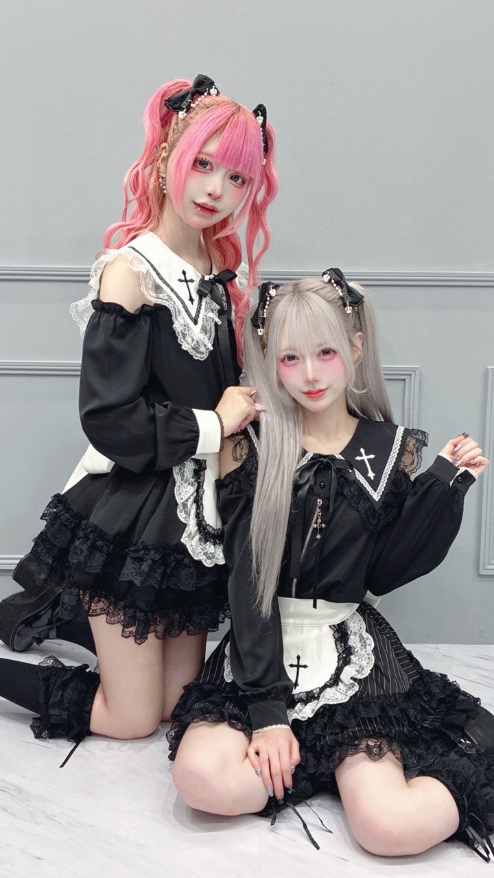 お値下げ♡MA＊RS ハート柄キャミワンピース 🎀𝐂𝐨𝐦𝐢𝐧𝐠 𝐒𝐨𝐨𝐧🎀 ✔︎ハートレースアップフリルキャミ