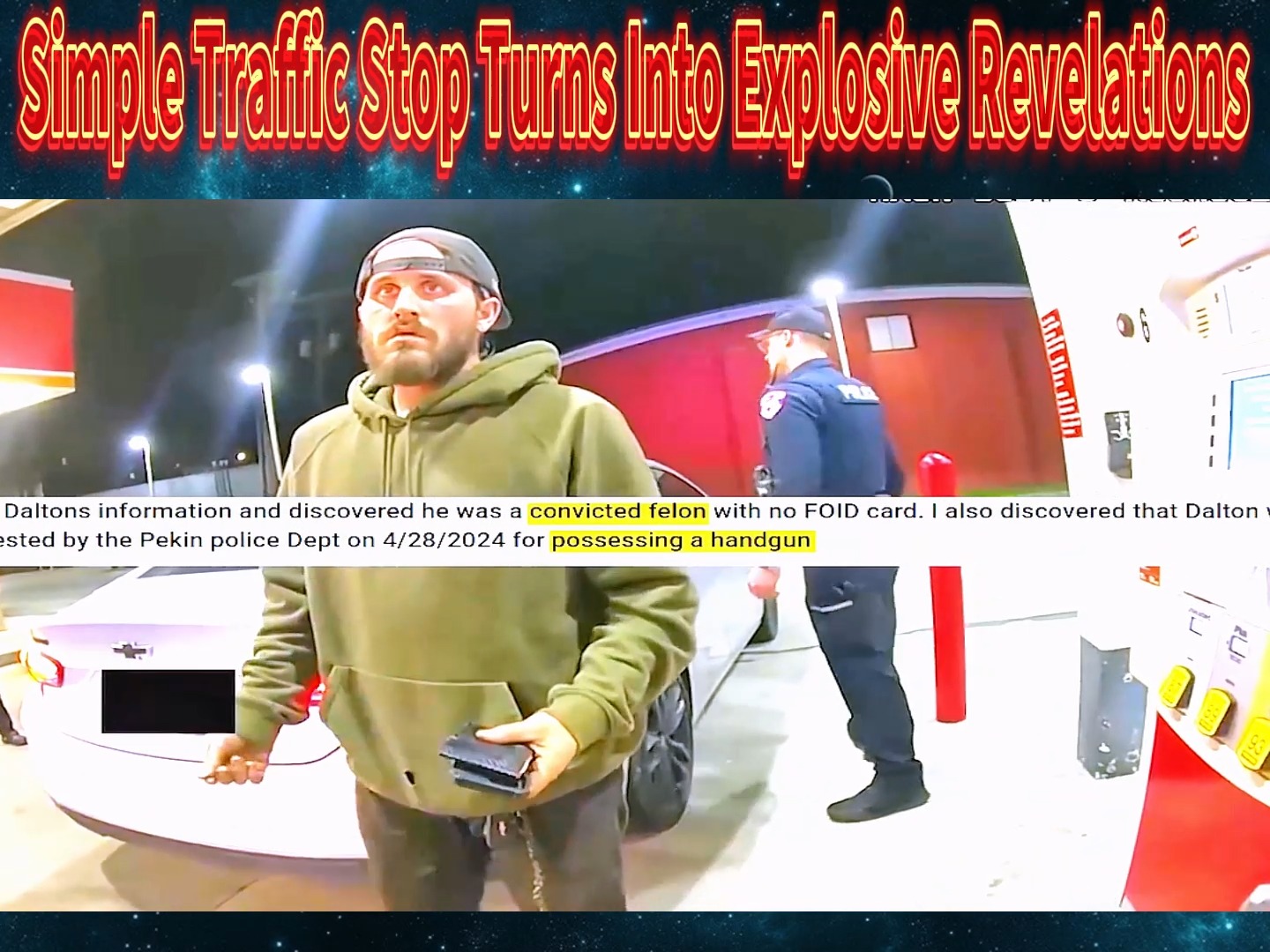 Simple Traffic Stop Turns Into Explosive Revelations #cop #bodycam