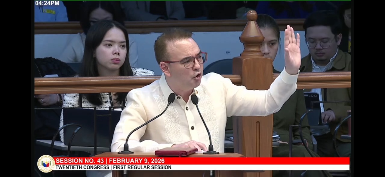WATCH: A heated exchange erupted between Senator Allan Peter Cayetano ...