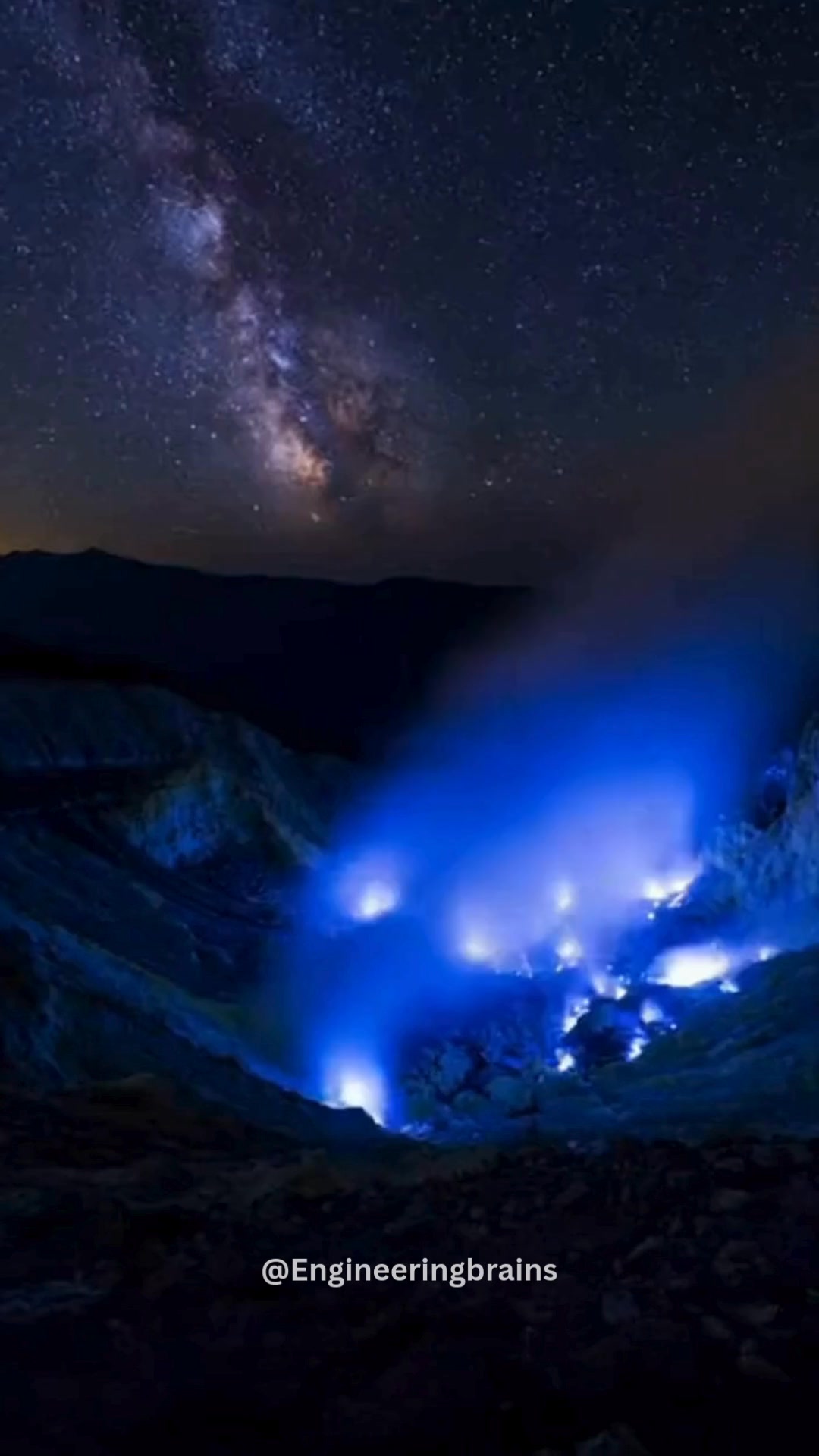 The only place on Earth where you can witness luminous blue fire inside ...