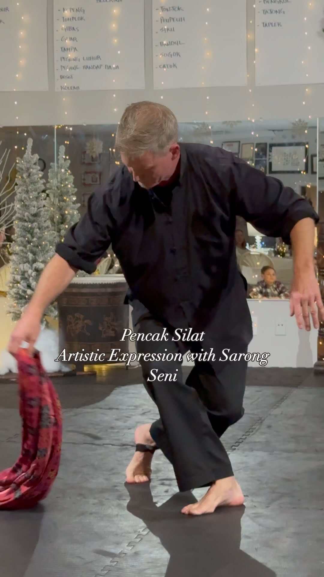 In Pencak Silat, not only is the sarong a piece of clothing, it is