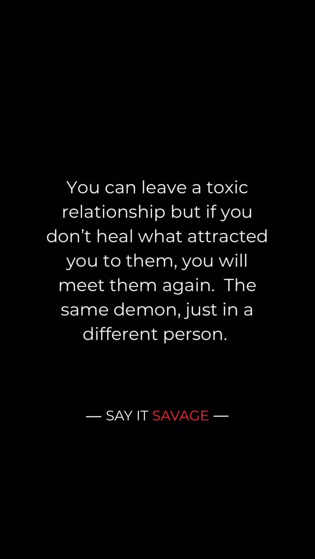 Leaving isn’t the hard part. Staying gone in your standards is. If you ...