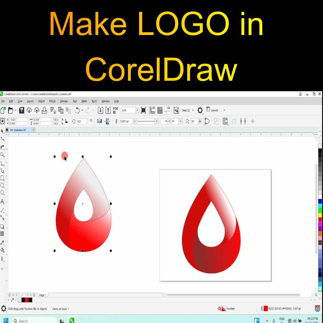 Create Stunning Logo in Coreldraw ( Full Tutorial Video ) # ...