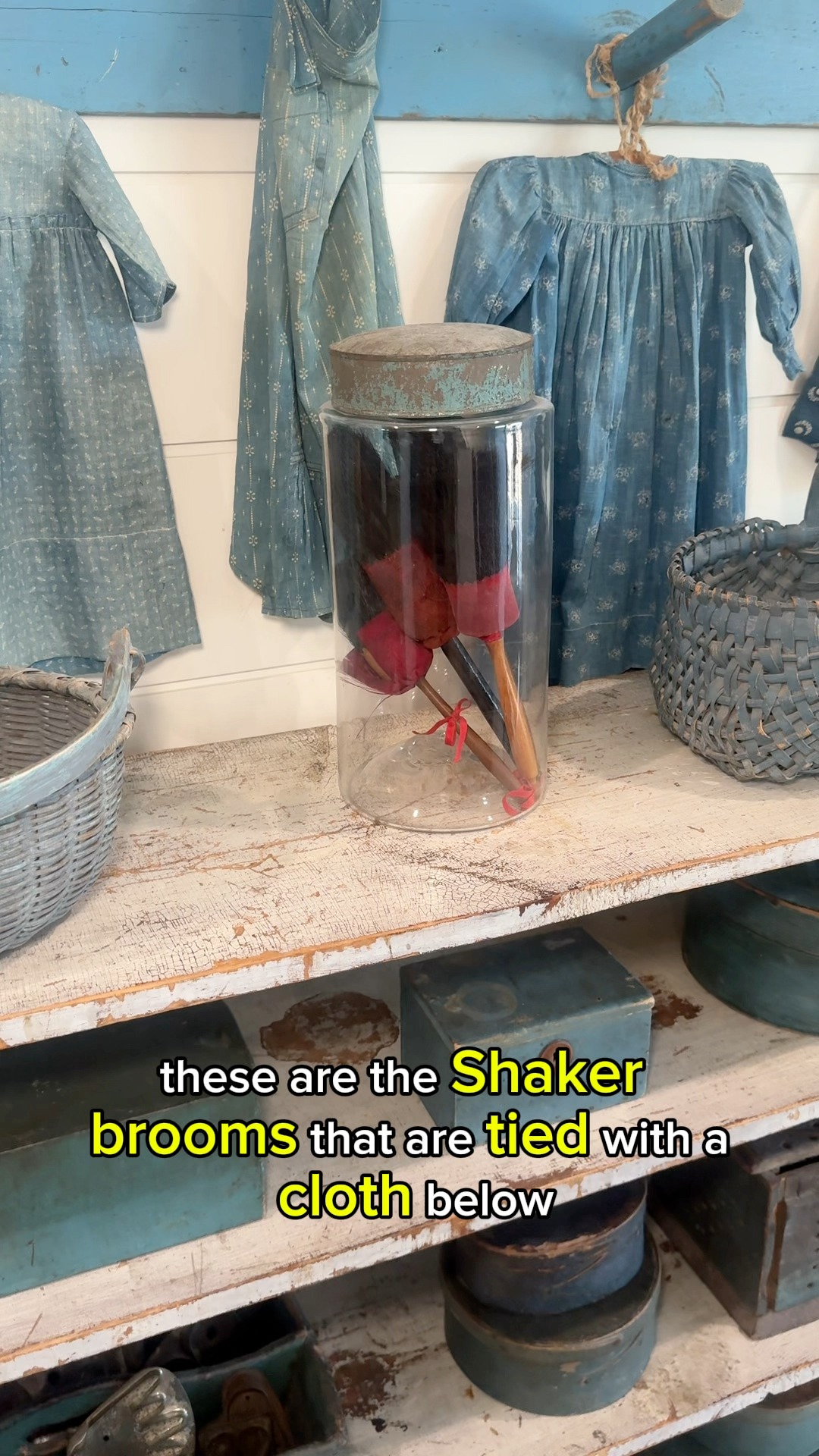 These Shaker whisk brooms are among Barbara Taylor’s rarest finds, each ...