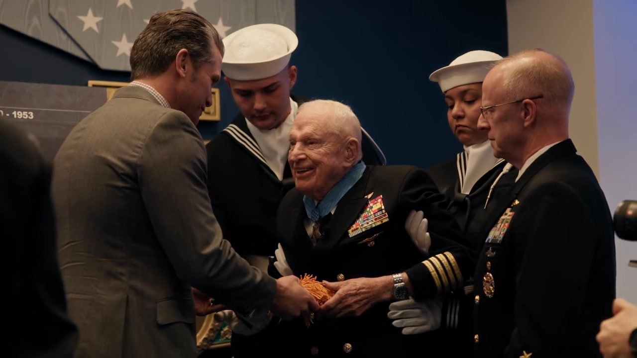 During the State of the Union, President Trump awarded Navy Captain ...