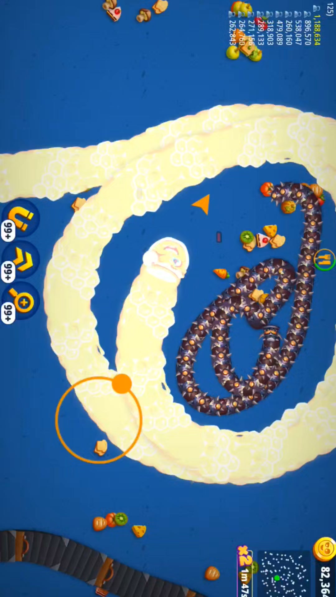 専用ページ ② WORMS ZONE.iO BEST GAME |🐍HUNGRY SNAKE 🔥🔥 SHORTS 93