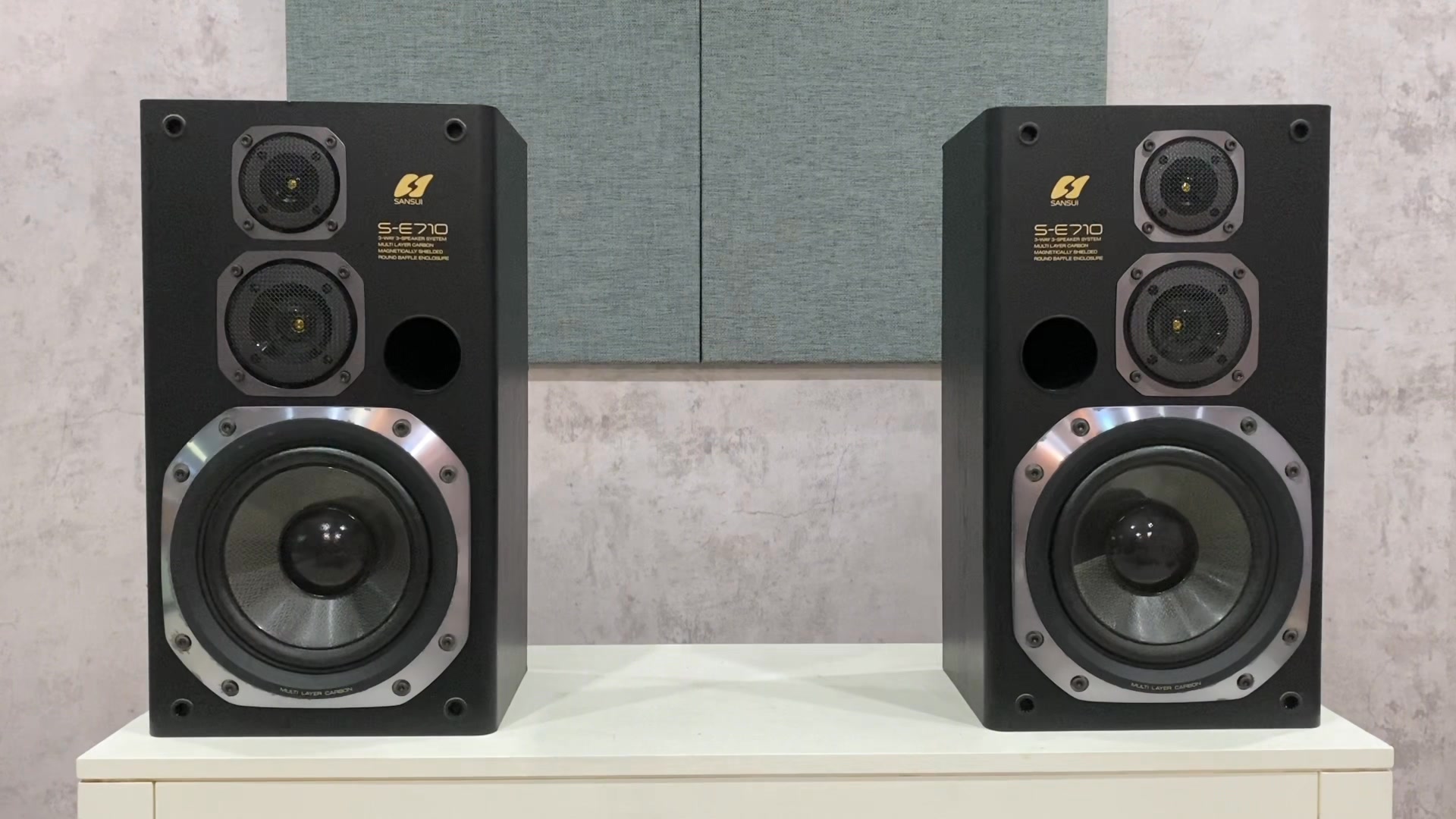 ลำโพง SANSUI S-E710 ลำโพง 3 ทางตู้เปิด ให้เสียงดนตรีไพเราะเป็น