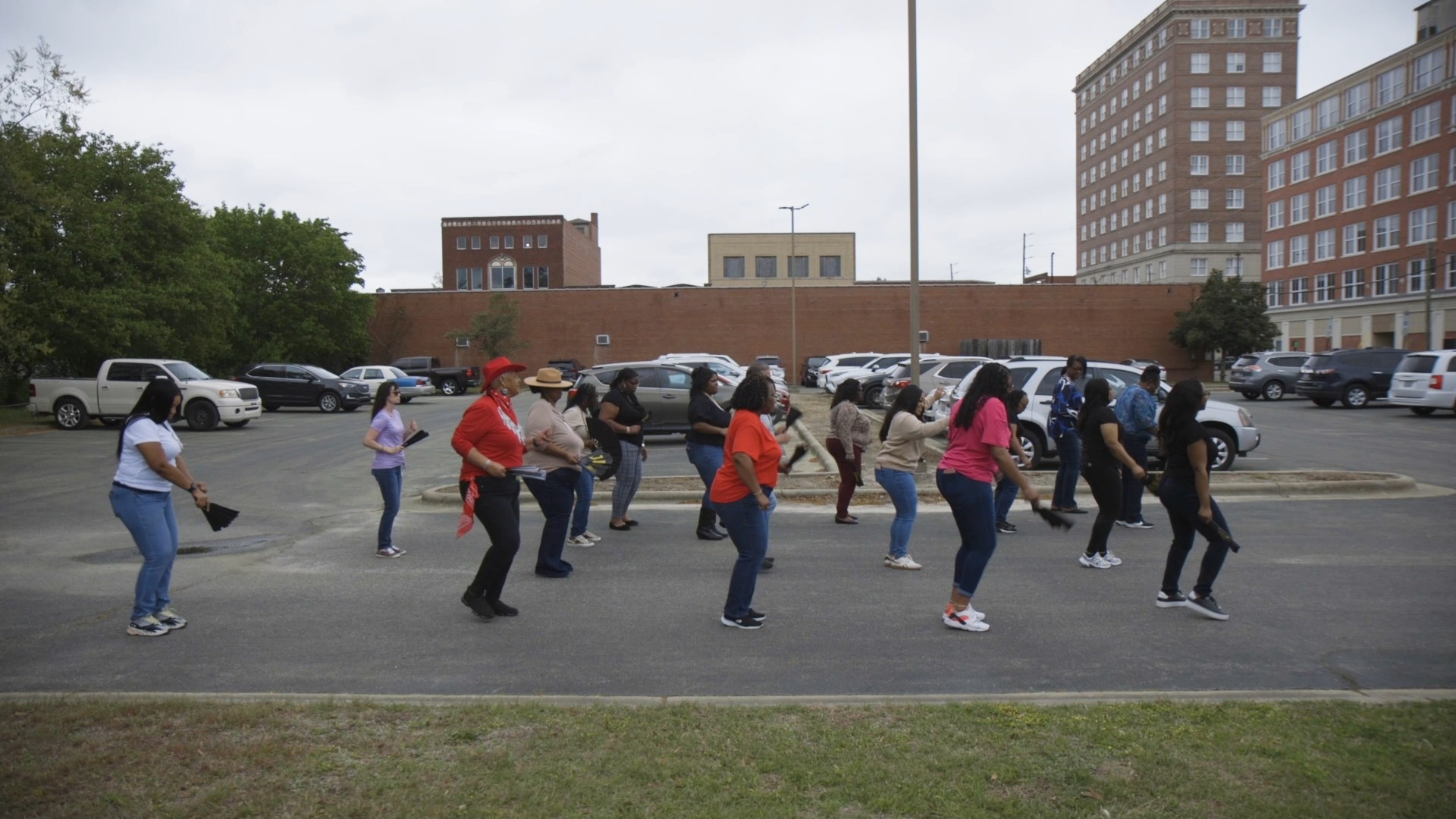 Greene County Social Services challenged us to a line dance, so we had ...
