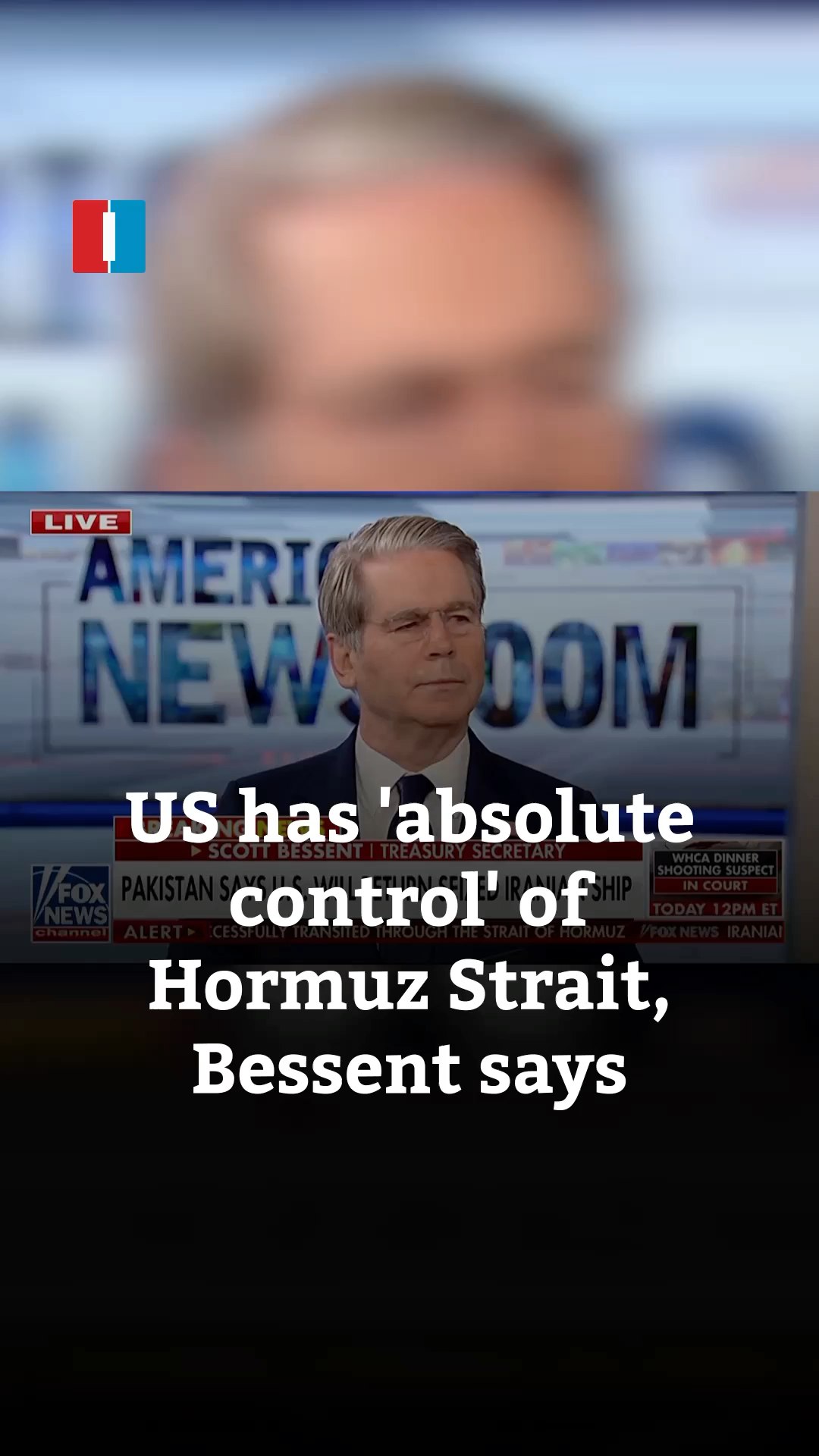 US Treasury Secretary Scott Bessent told Fox News that the United