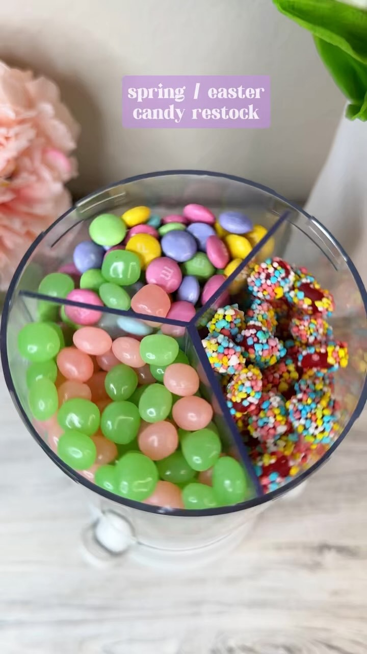 spring / easter candy restock 🍬🍭💕 #asmr #asmrrestock #restock # ...