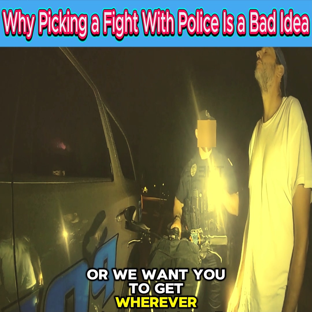 Why Picking a Fight With Police Is a Bad Idea #cops #copwatch #bodycam ...