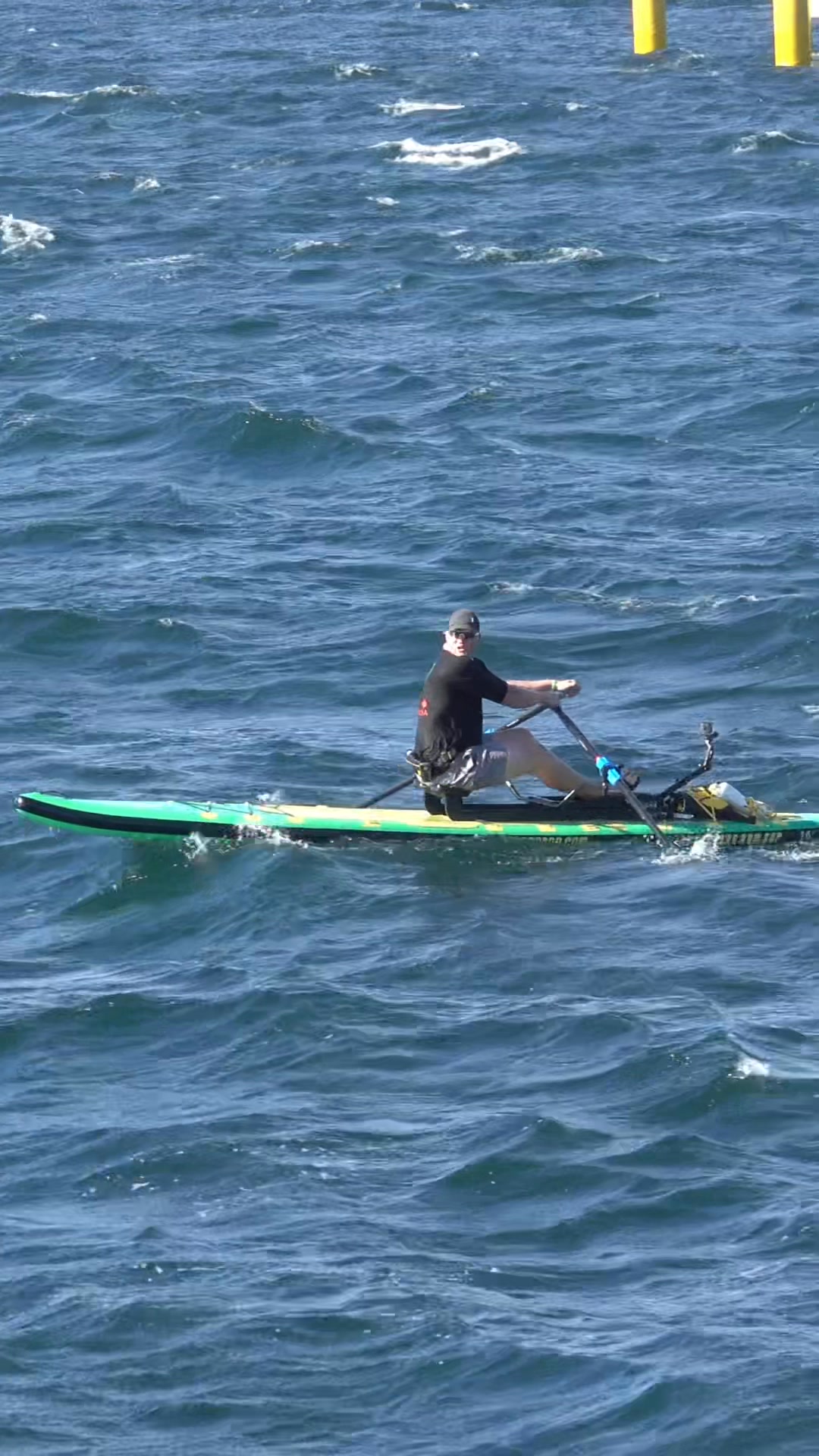 One of the biggest differences between a traditional rowing shell and ...