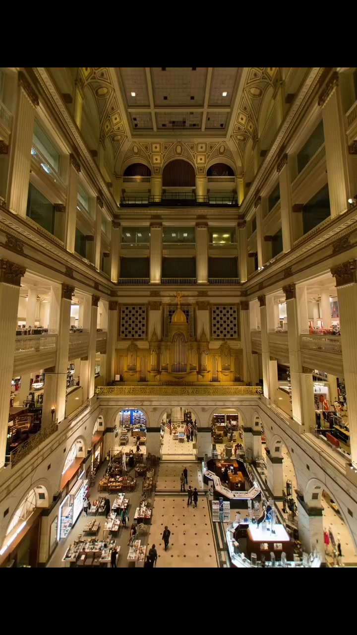 Wanamaker’s, a historic department store in Philadelphia founded in ...