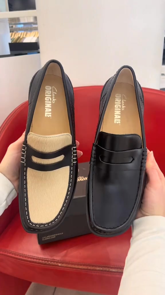Unbox these new penny loafers from Clarks Originals with us