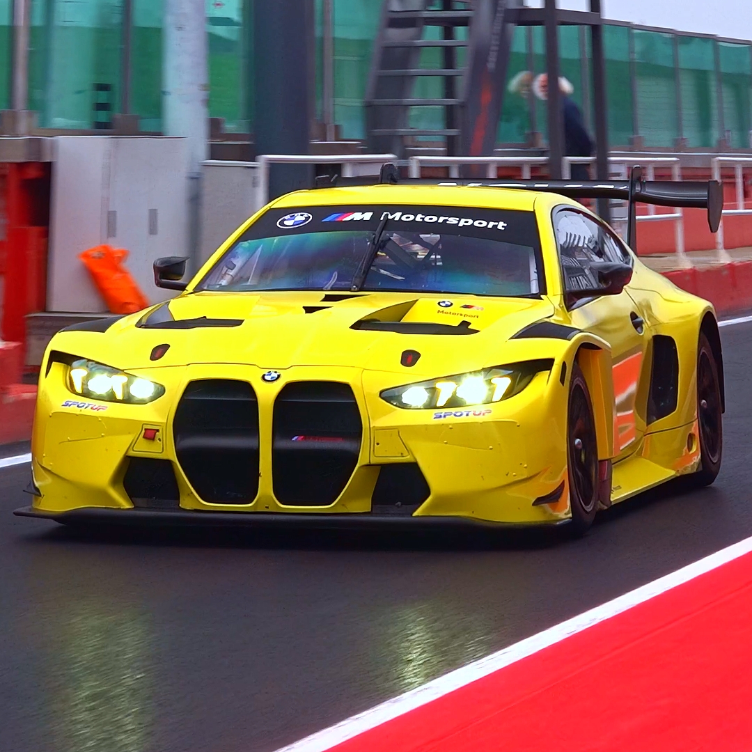 2026 BMW M4 GT3 EVO racecar testing on track! This thing looks