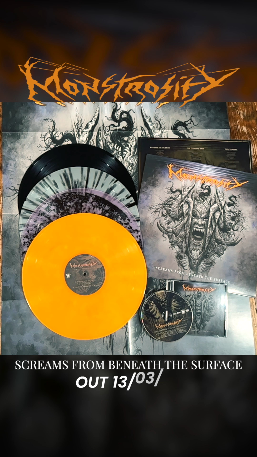 Monstrosity's 'Screams From Beneath The Surface' drops NEXT WEEK