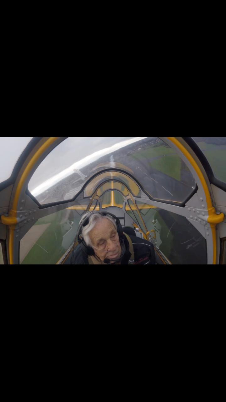 At 102 years old, Ed Cottrell was granted the ability to soar the skies ...