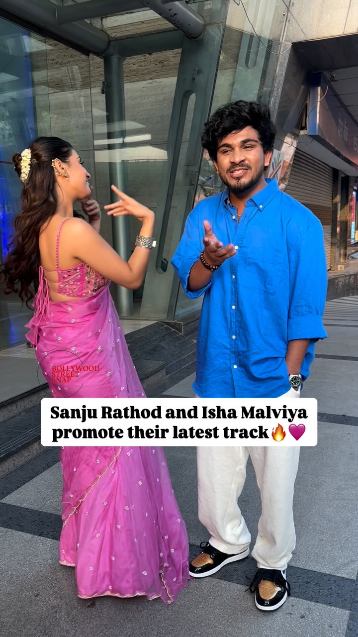Isha Malviya and Sanju Rathod spotted in town for their new song ...
