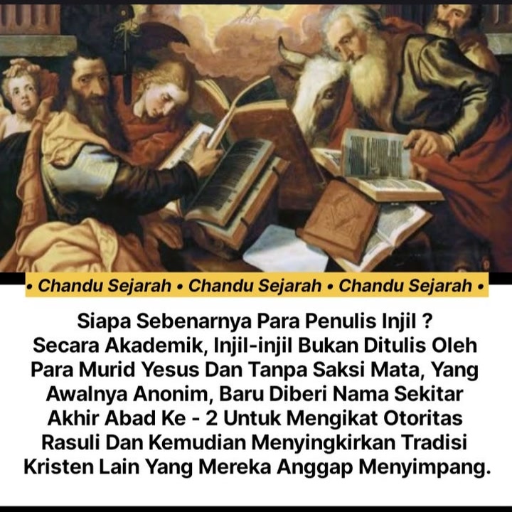 Siapa Sebenarnya Para Penulis Injil ? Secara akademik, Injil-injil ...