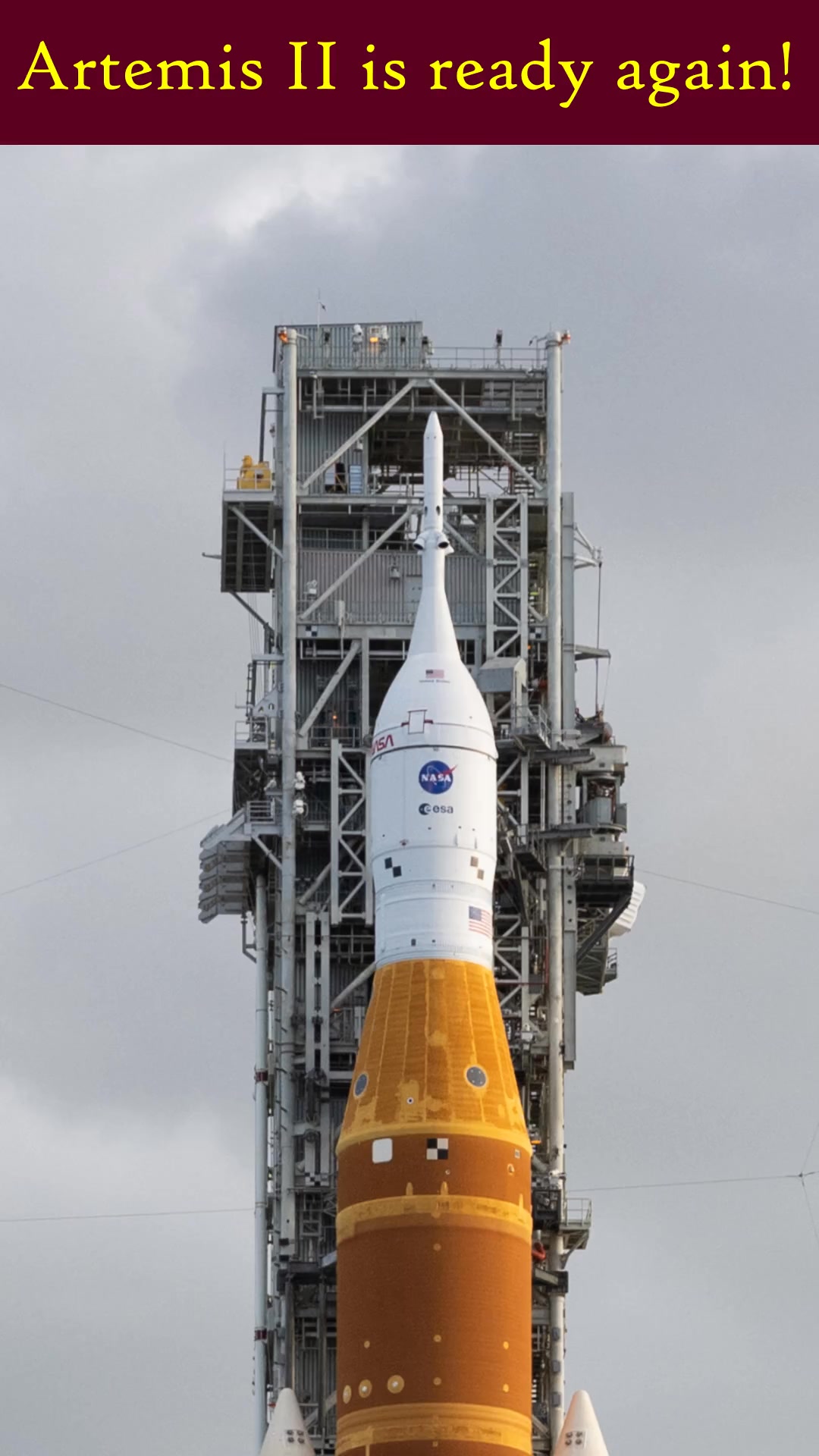 NASA's Artemis II is ready now! After 53 years we are going back