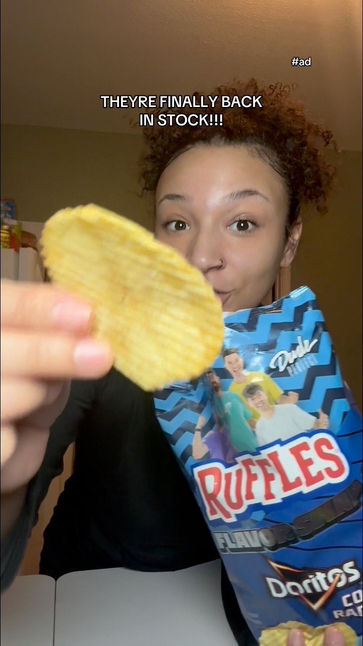 #ad I can’t stop eating the cool ranch ruffles haha so good 😩💙 # ...