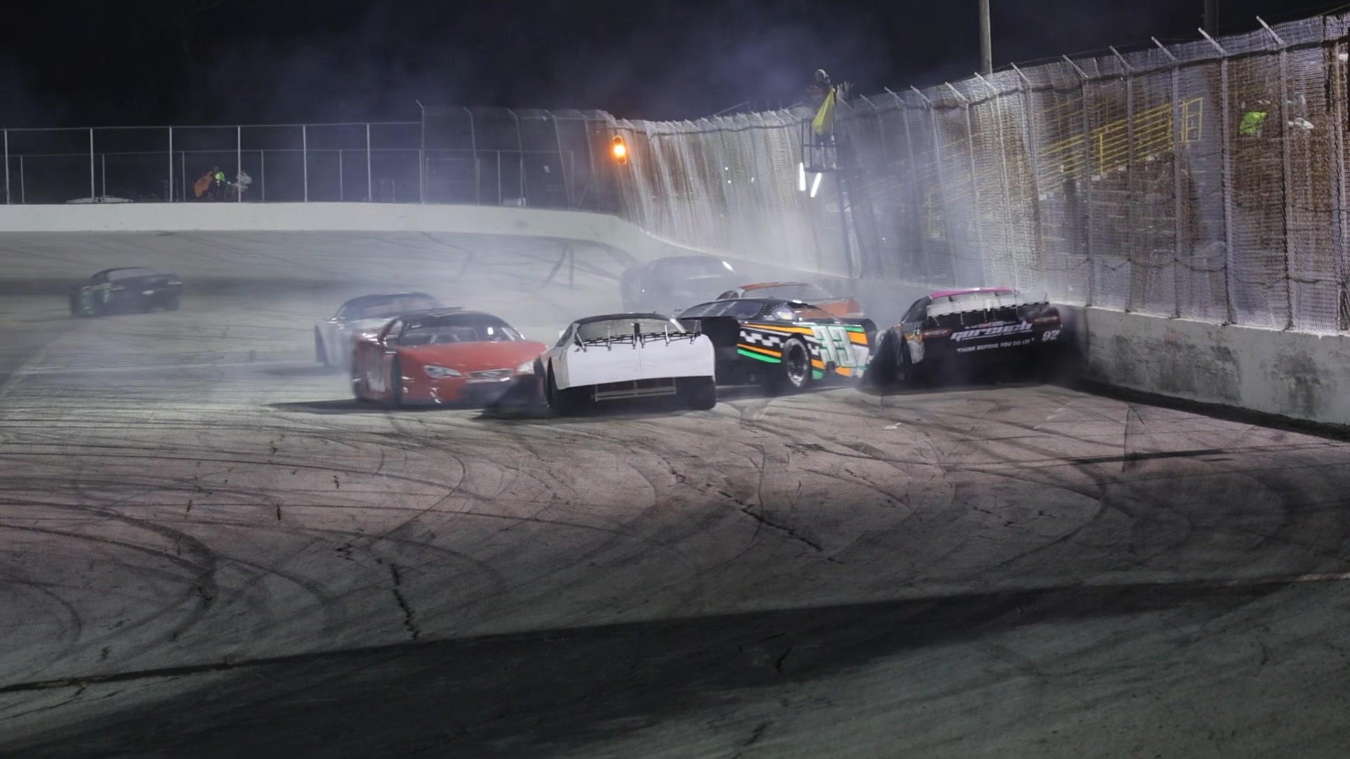 The Pro Late Models got off to a rough start last night in their 50 lap ...