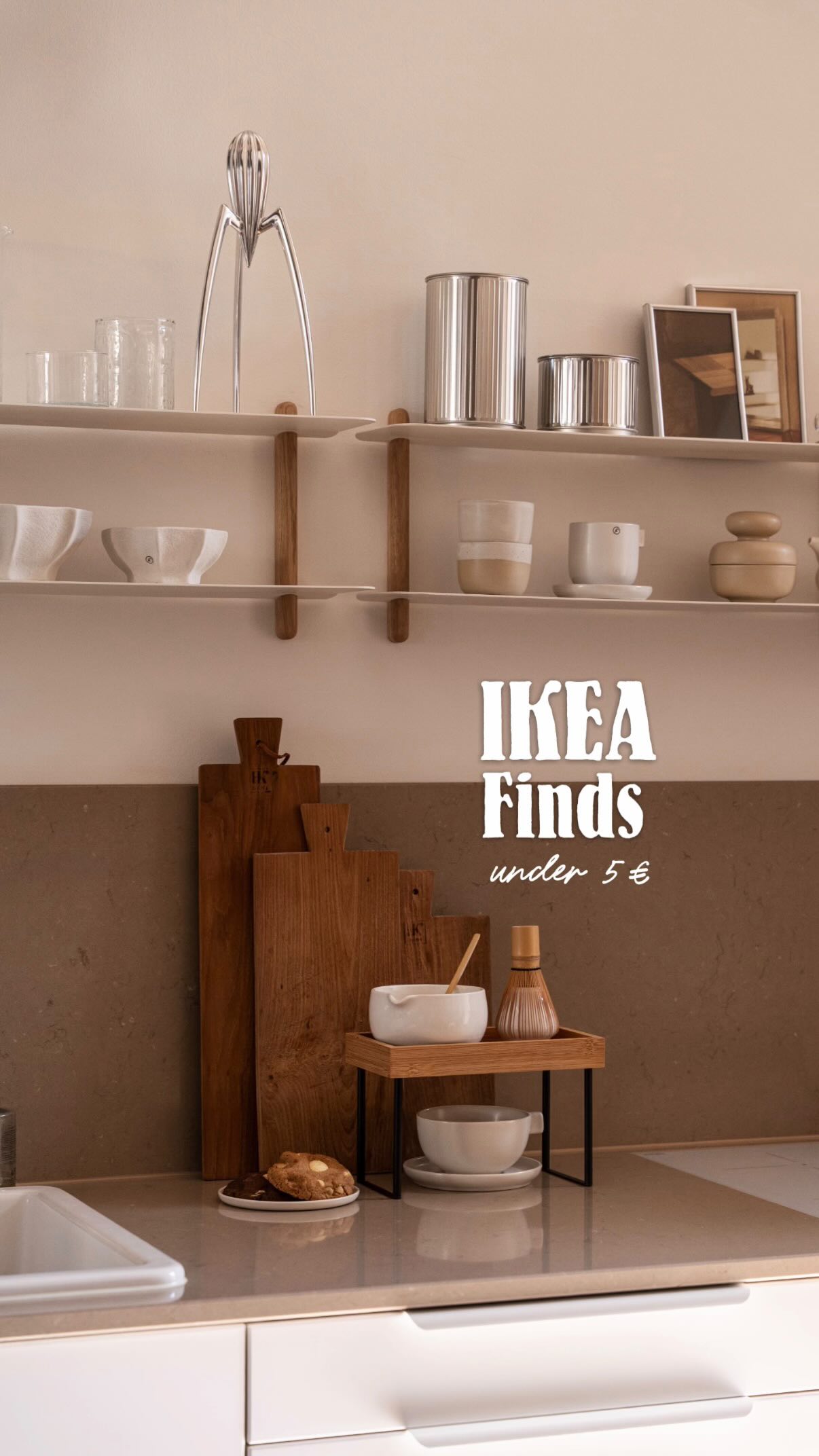 Best IKEA Finds under 5€ | Part 38 | März 2026 🤎, 1. NÅLBLECKA - Miniregal für Arbeitsplatte (NEU!) - 4,99€, 2. STOCKHOLM 2025 - Becher, Braun - 3,99€, 3. BETTHAJ