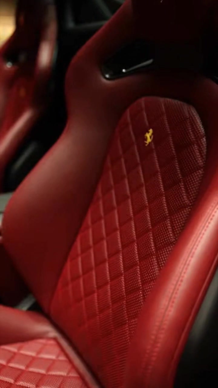 This insane Ferrari is fully covered in rare ruby diamonds, glowing ...