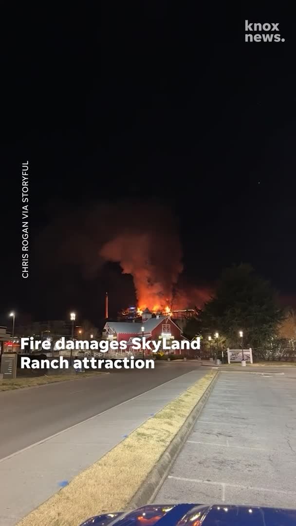 A fire broke out at the popular tourist attraction Skyland Ranch near ...
