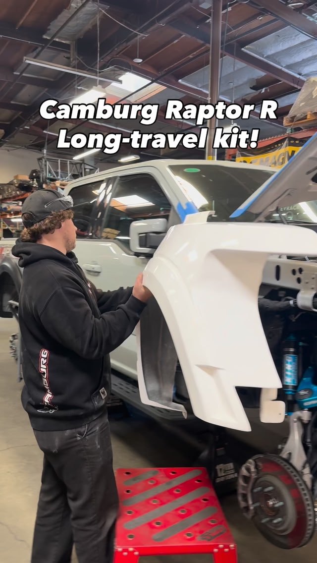 Check out this Raptor R build! This rig is getting a #Camburg long ...