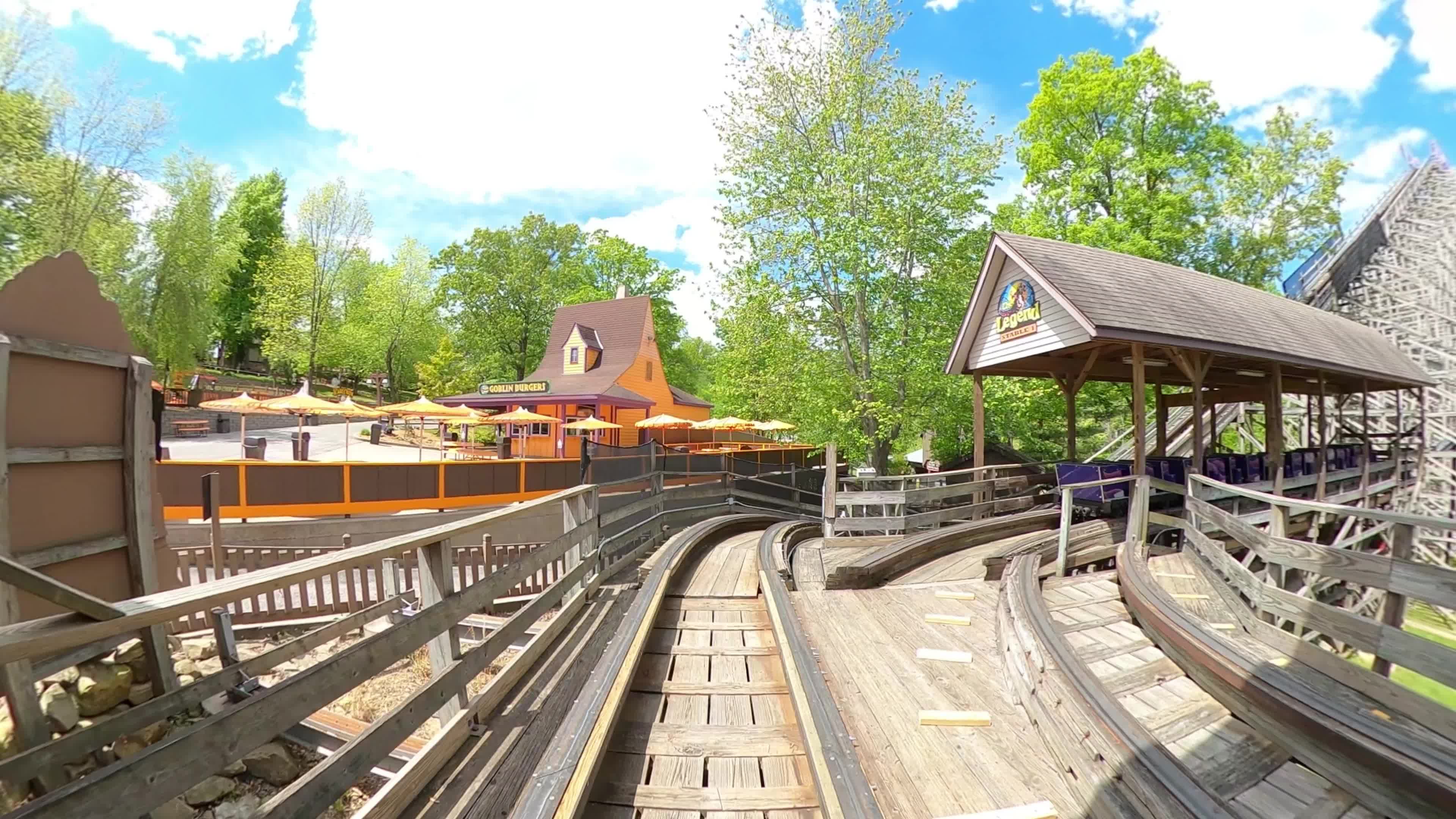 Take a ride on The Legend Halloween Themed Roller Coaster at Holiday ...