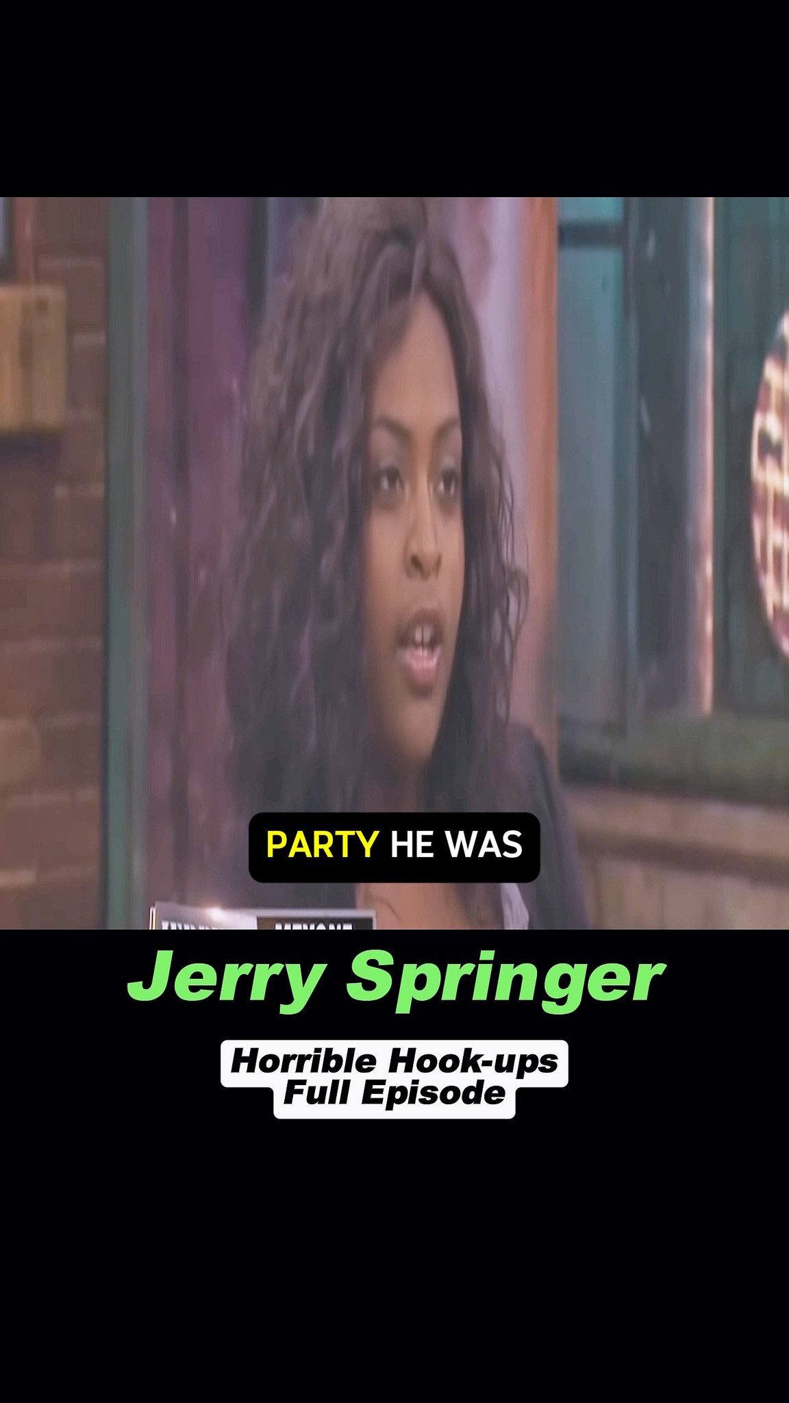 Jerry Springer Show 🎬 Best tv show ever #TheJerrySpringerShow # ...