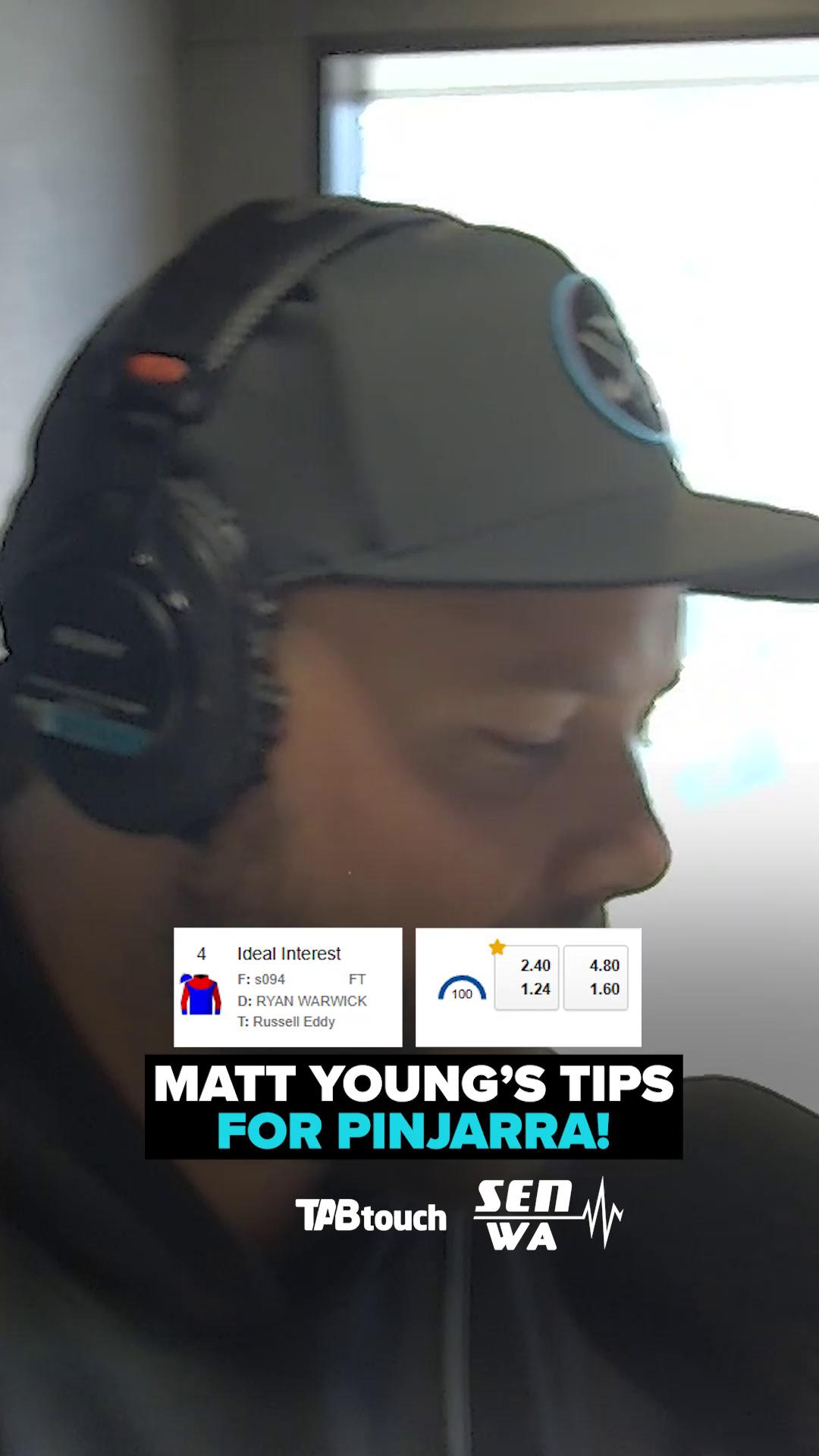 Matt Young gives his best tips for today at Pinjarra! 🏇 TABtouch ...