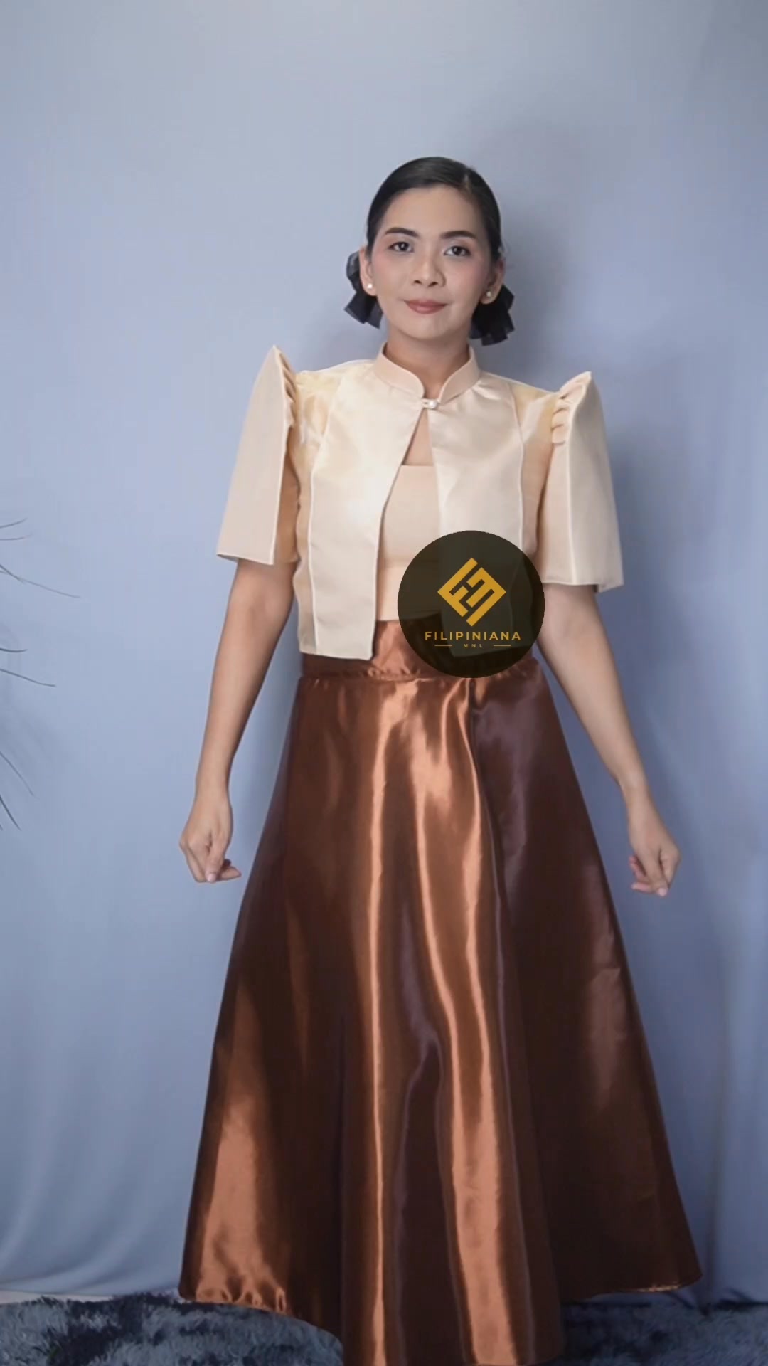 FILIPINIANA MNL , Style : Filipiniana Bolero Square, Accent : Satin