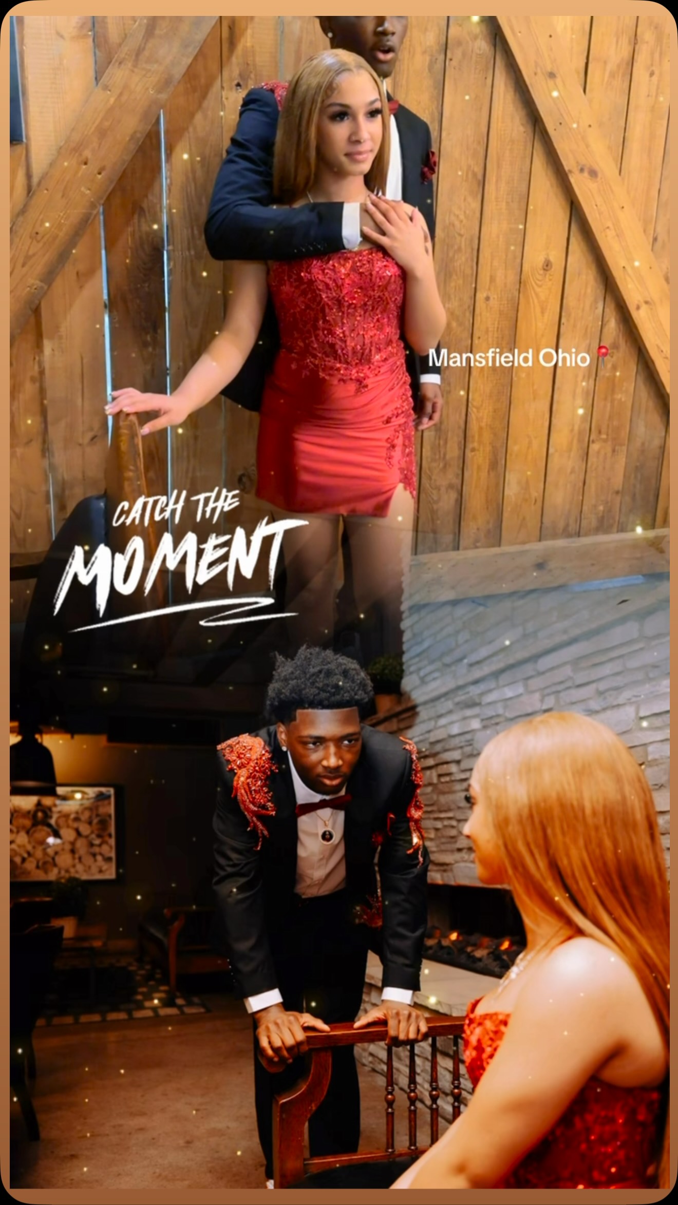 Suit customizations and dresses available in The Ontario Center at Addicted Boutique, Homecoming 2026’ “Your Look. Your Budget. Your Night.”, “Complete Your Look — Dresses + Heels”, and “In-House 