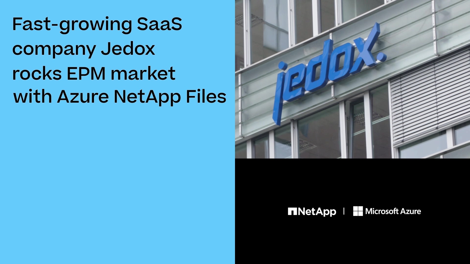How Jedox rocks the EPM market with Azure NetApp Files | Компания ...