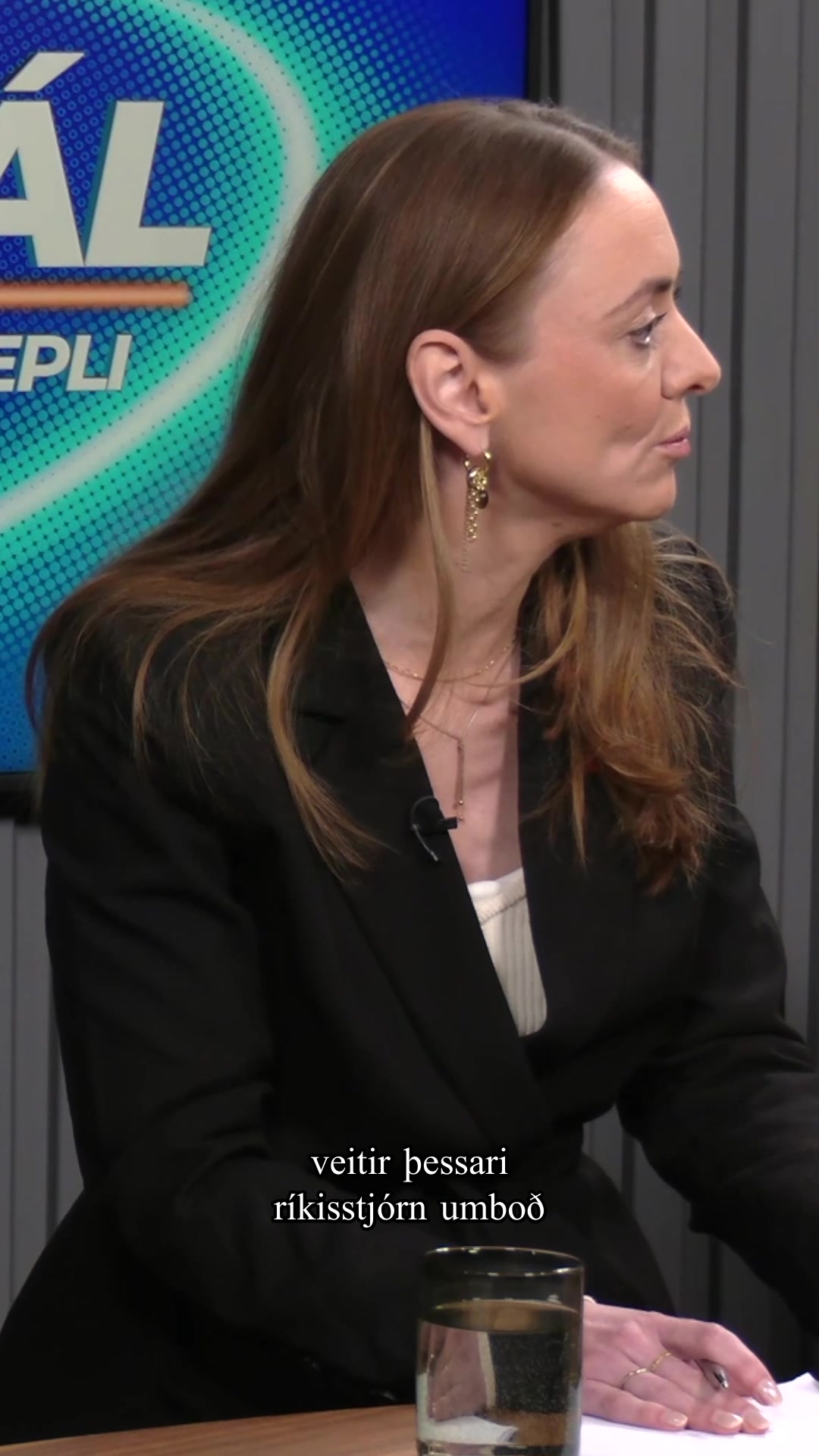 „Nú ætla ég bara að stoppa ykkur af, strákar.“ Dagbjört Hákonardóttir ...