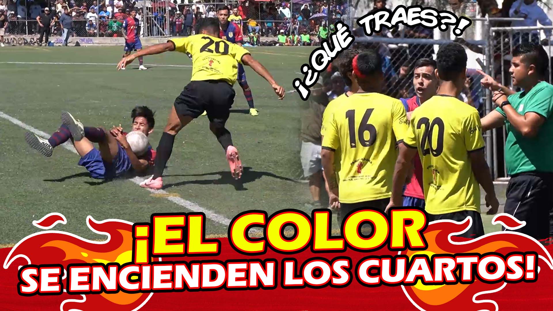 🌶️⚽ ¡SE PUSO PICANTE!⚽🌶️ El Color Barcelona Union Saucillo VS Monkis FC ...