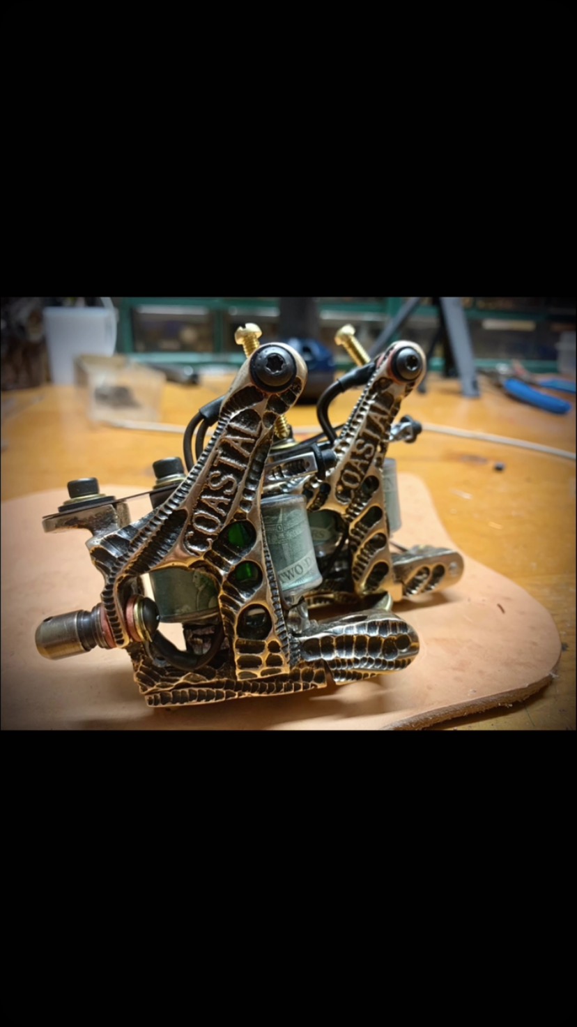 History of old coastal tattoo machines