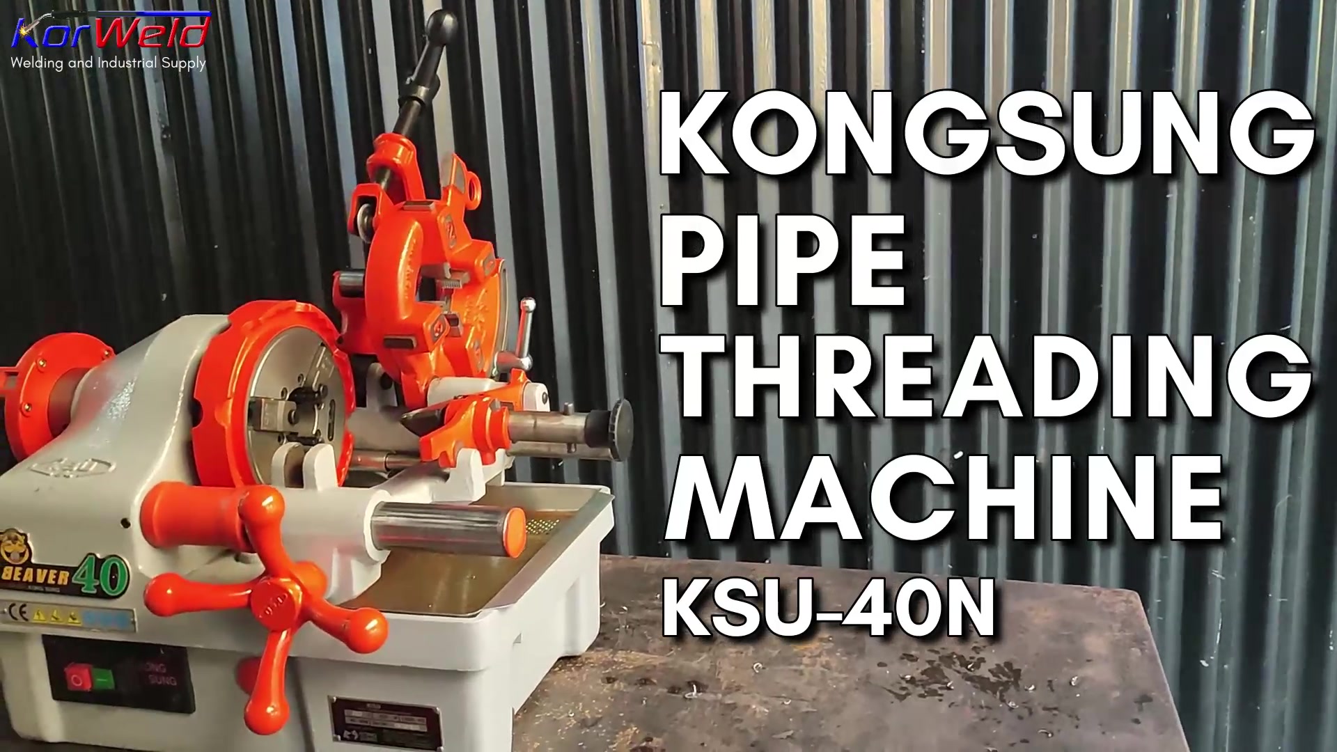 How to make accurate threads using Kongsung Pipe Threading Machine? Our ...