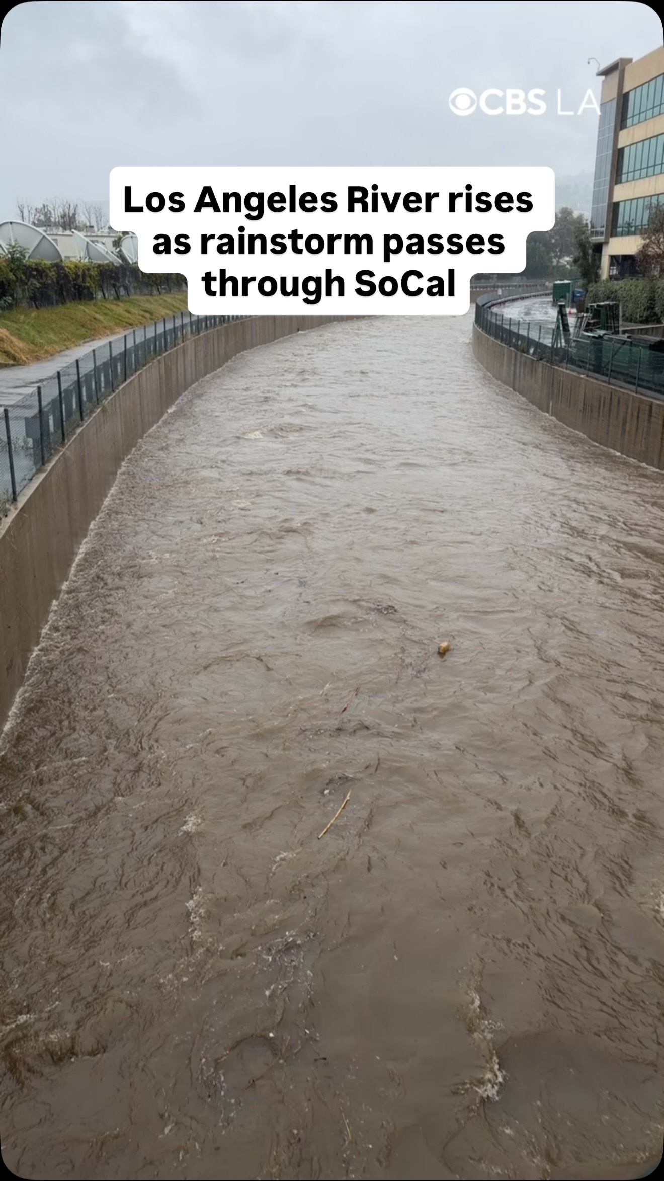 A large and powerful storm made its way to Southern California on ...