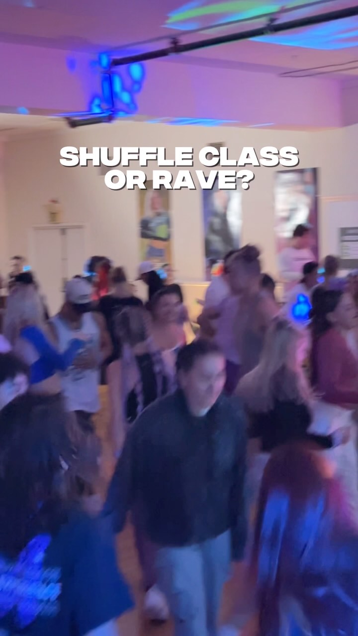 shuffle class or a full-on rave?! 🔥🎶 The energy is INSANE! #shuffling # ...