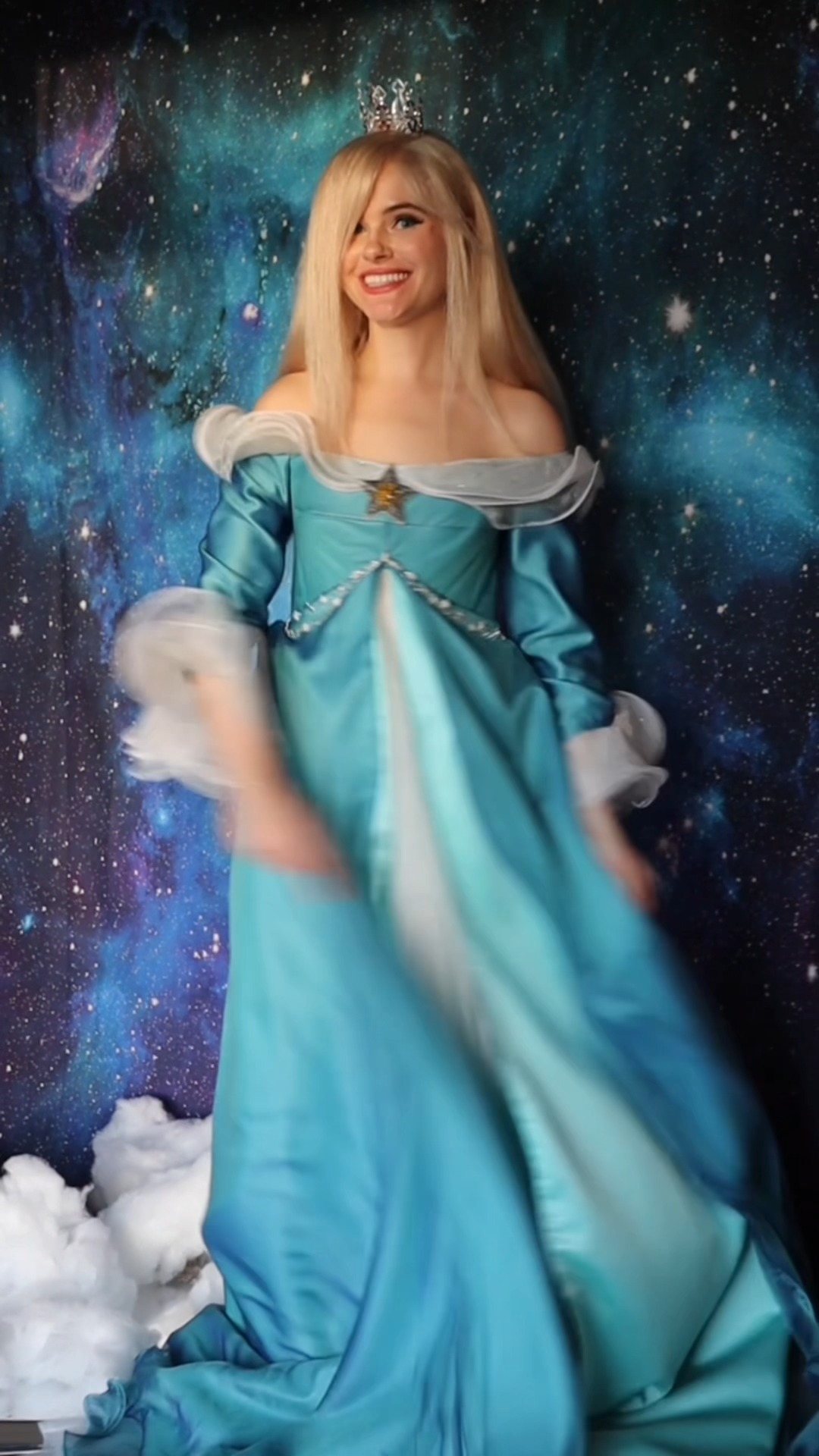 Bringing a little bit of the galaxy to life with this DIY Rosalina gown. 🌌✨ #SewingCommunity #GalaxyDress #SewingCommunity | Mood Designer Fabrics