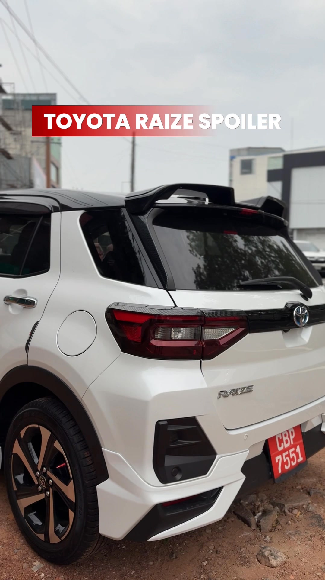 Small upgrade. Big attitude 😮‍🔥 Spoilers installed on Toyota