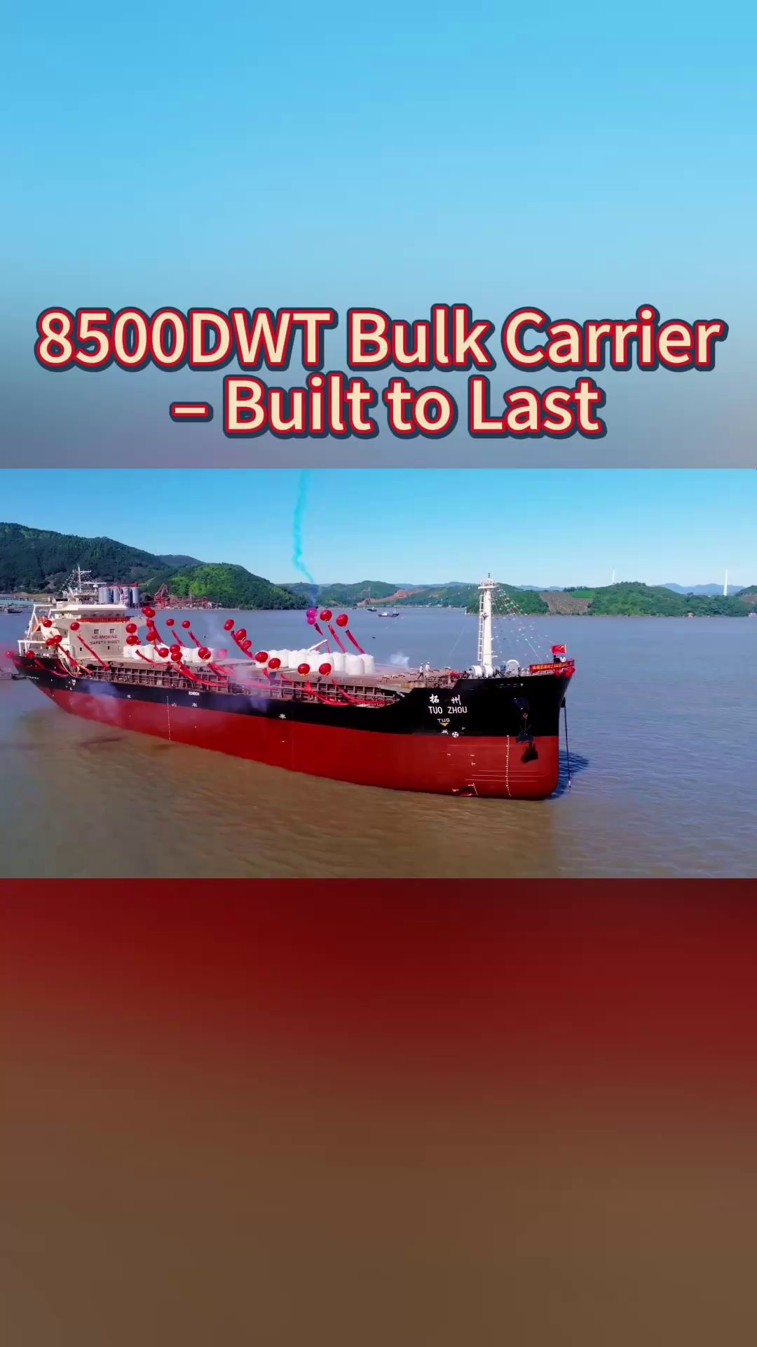 🚢 Discover our 8500DWT bulk carrier, built with precision and ...