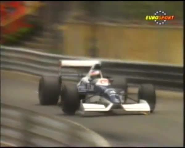 Jean Alesi sliding his Tyrrell 019 through Monaco. 1990