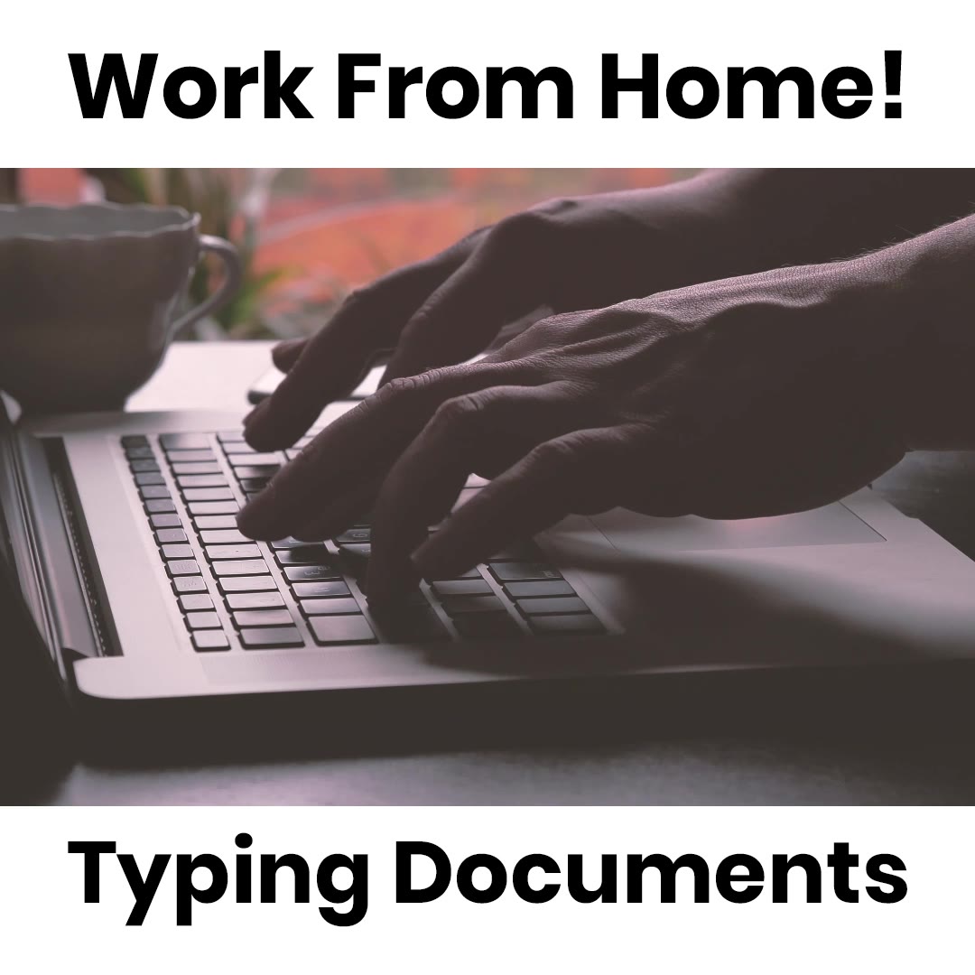From Home Typing Documents